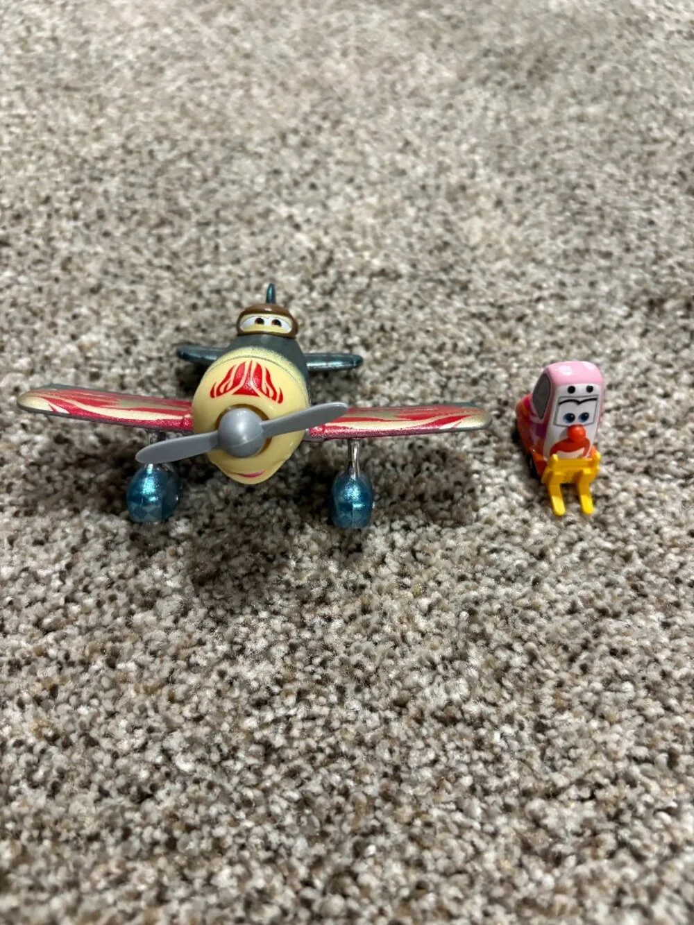 Disney Pixar Cars On The Road Circus Stunt Biplane Performer Lot